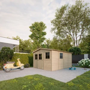 houten tuinhuis m336