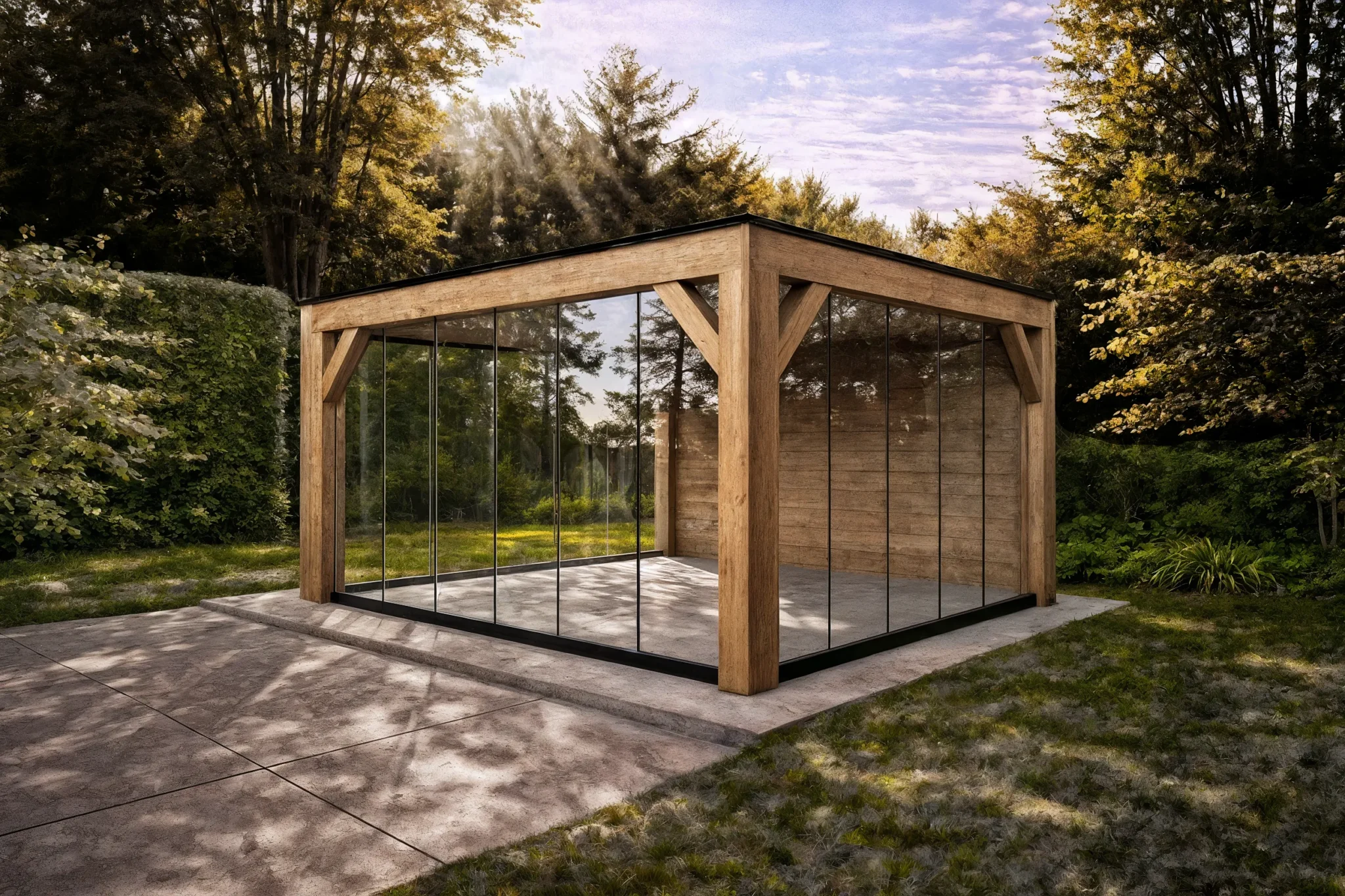 eiken tuinkamer pure