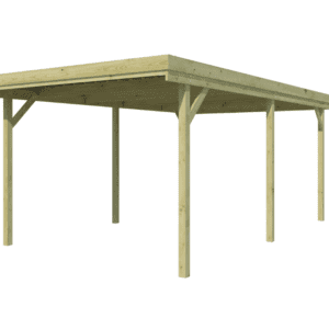 Gardenas carport ENKEL CPTBAS – 307×552 cm