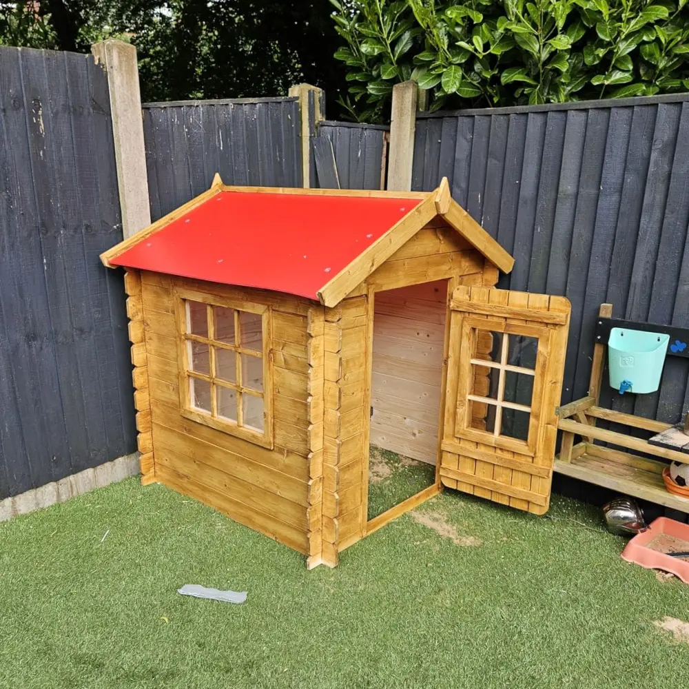 Houten Speelhuis M570 – 105 x 105 cm - Afbeelding 3