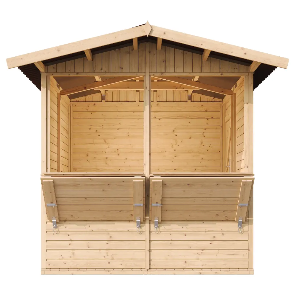 Houten Kiosk of buitenbar M149 - 205 x 199 cm – 4 m2 - Afbeelding 3