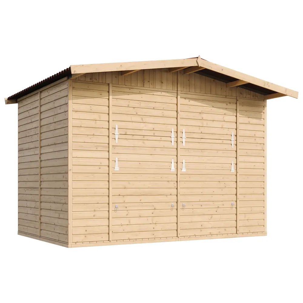 Houten kiosk M150 of buitenbar – 303 x 199 cm – 6 m2 - Afbeelding 3