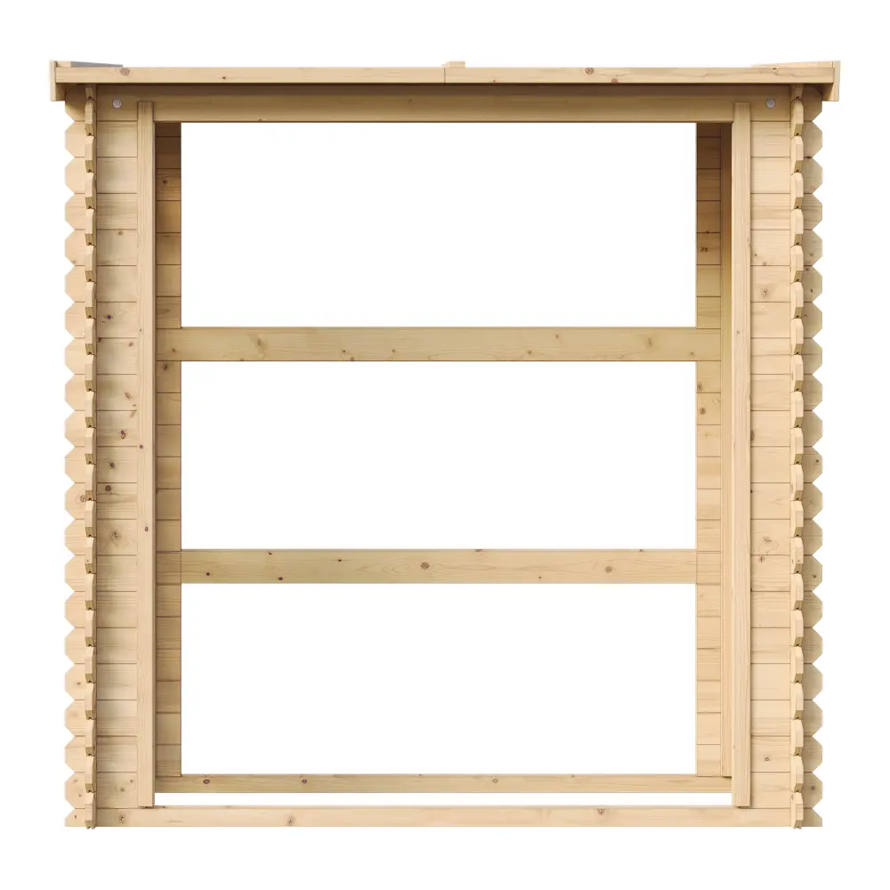 Houtopslag M201 voor brandhout - 168 x 70cm - 1,75m3 - Afbeelding 4