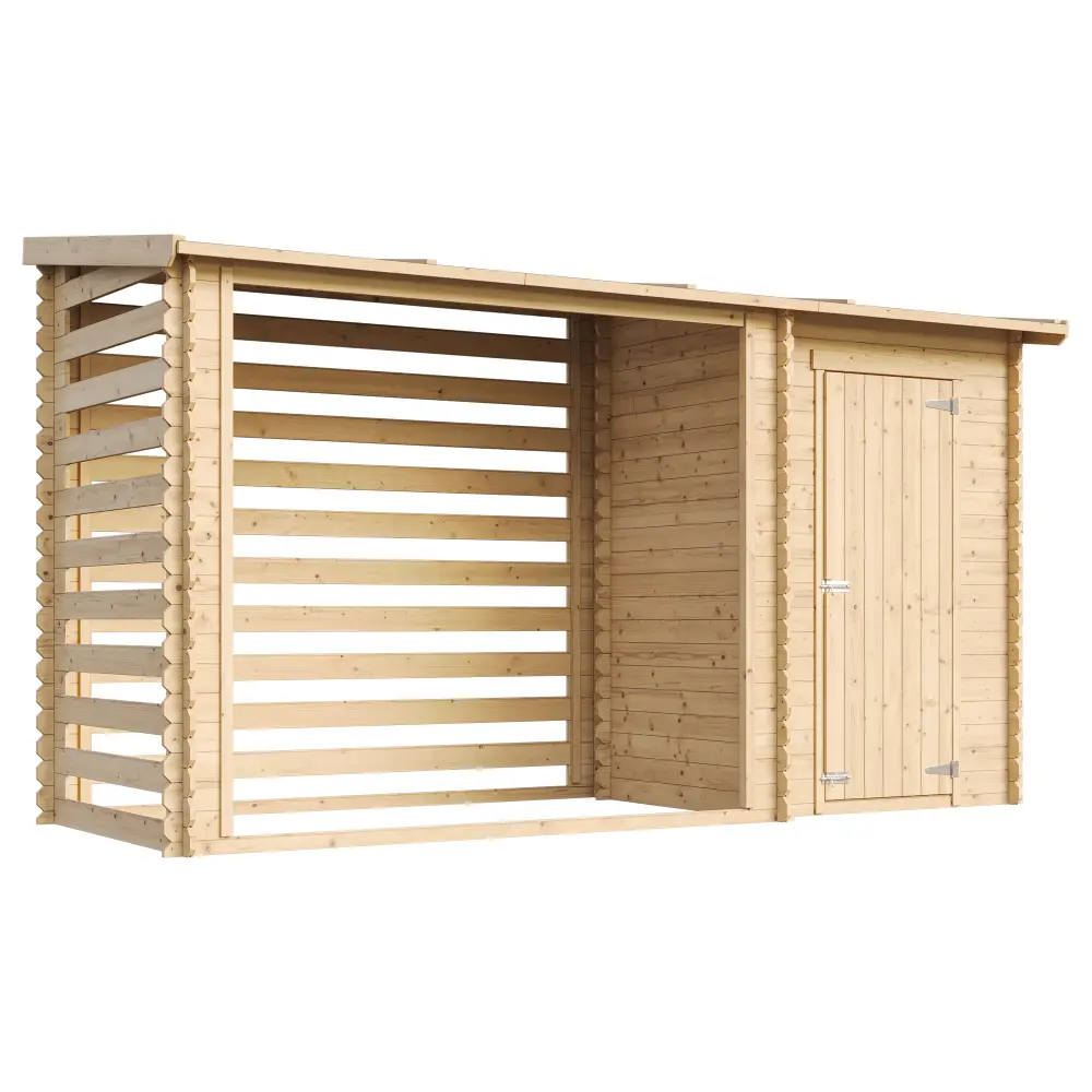 Houtopslag M205 voor brandhout - 344 x 130cm - 4m3 - Afbeelding 6