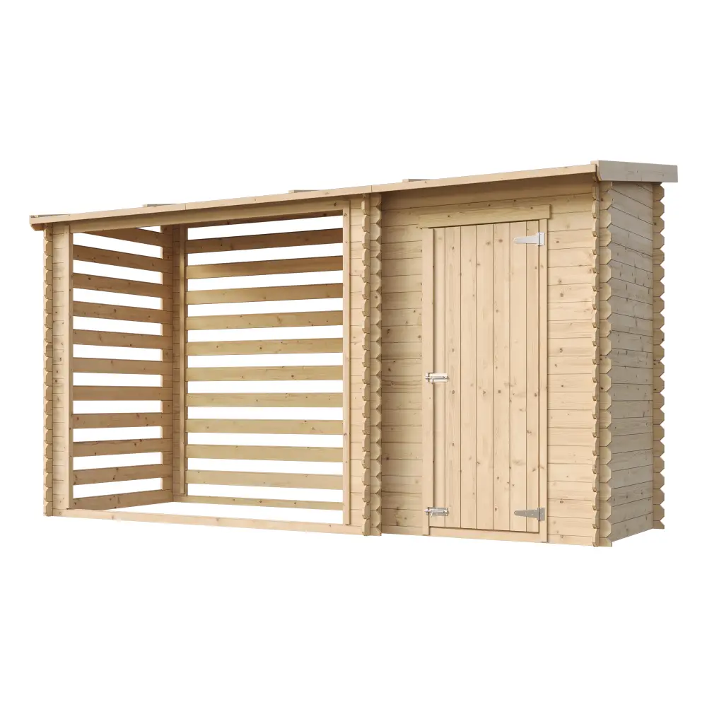 Houtopslag M205 voor brandhout - 344 x 130cm - 4m3 - Afbeelding 7