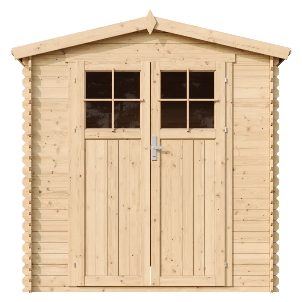 Houten tuinhuis M343F – 200 x 200 cm – 4 m2 - Afbeelding 4