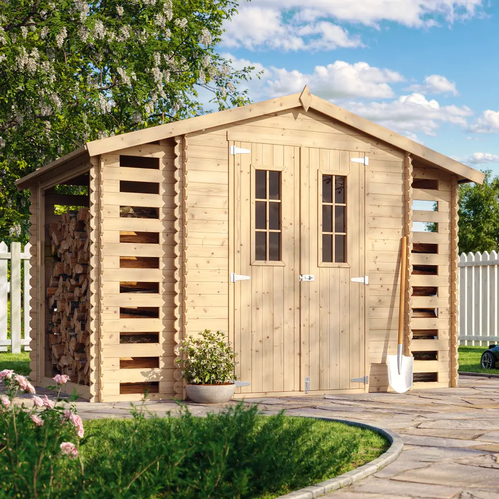 Houten tuinhuis M391C – 312 x 200 cm – 6 m2 - Afbeelding 2