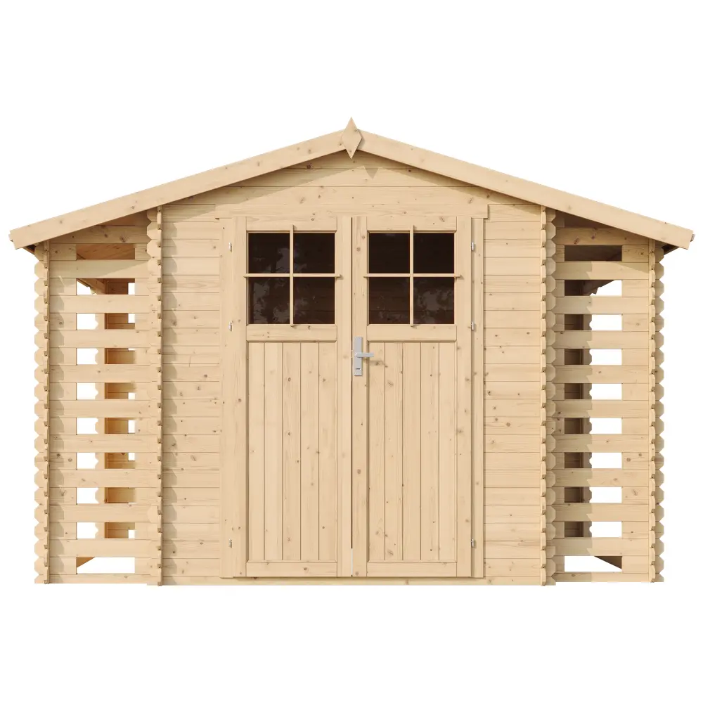 Houten tuinhuis M391F – 312 x 200 cm – 6 m2 - Afbeelding 4