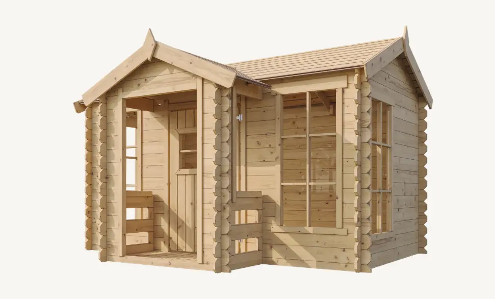 Houten Speelhuis M520 – 176 x 235 cm - Afbeelding 7