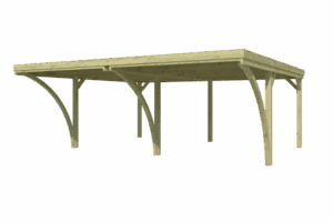 Carport en bois Gardenas CAPRI CPTCAP