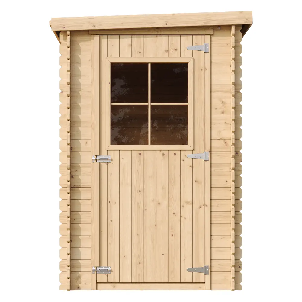 Houten tuinhuis M306 blokhut – 130 x 235 cm – 3 m2 - Afbeelding 4