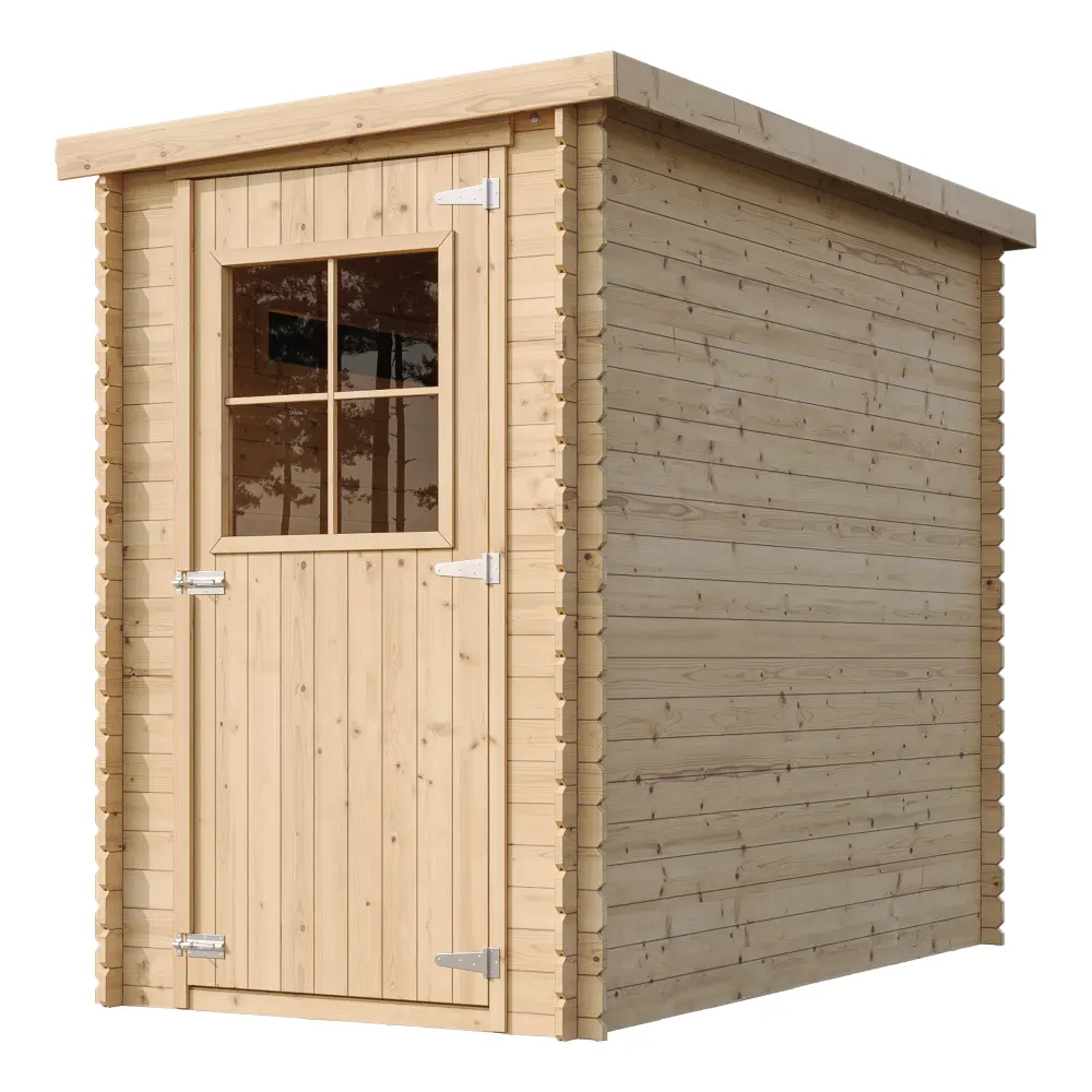 Houten tuinhuis M306 blokhut – 130 x 235 cm – 3 m2 - Afbeelding 3