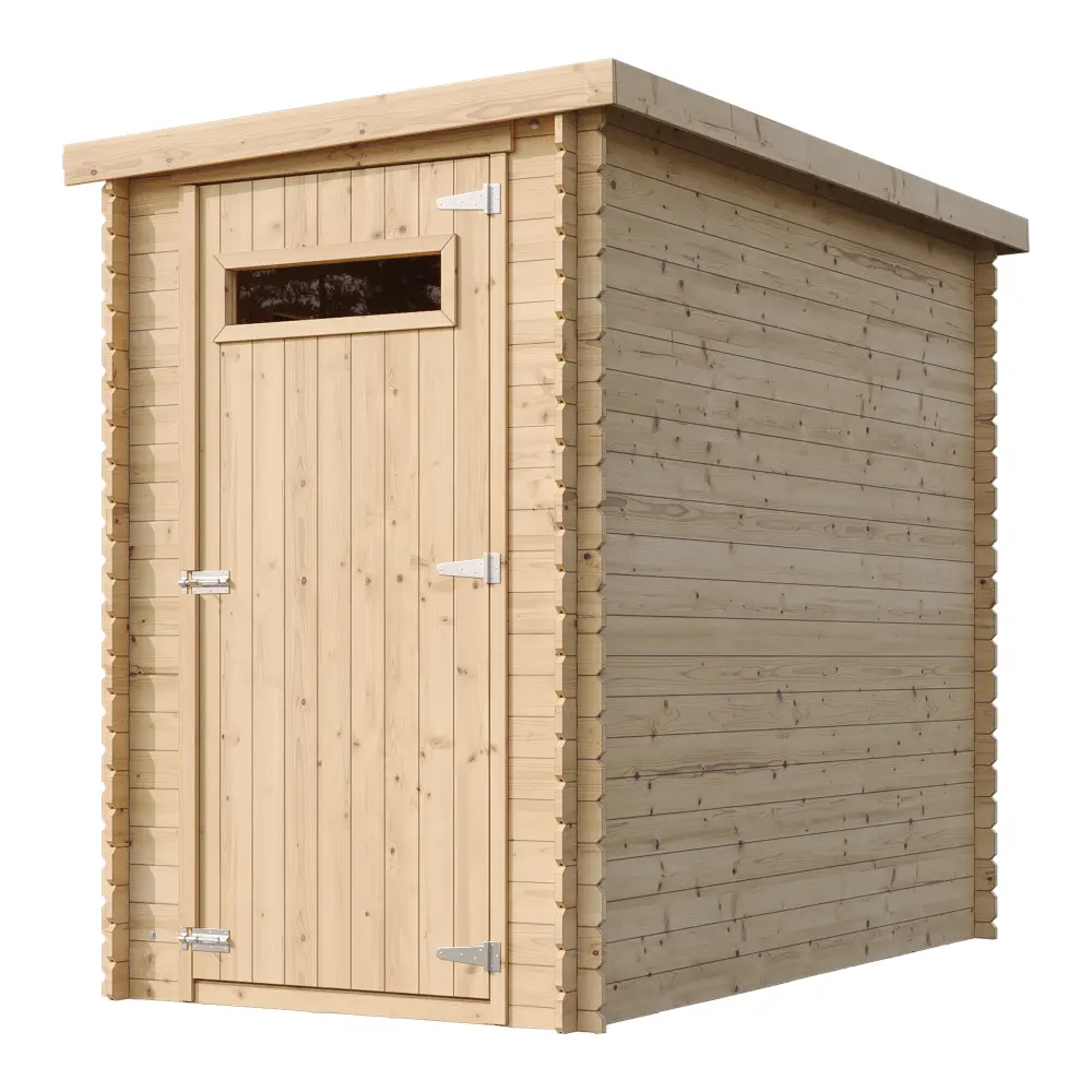 Houten tuinhuis M306A blokhut – 130 x 235 cm – 3 m2 - Afbeelding 3
