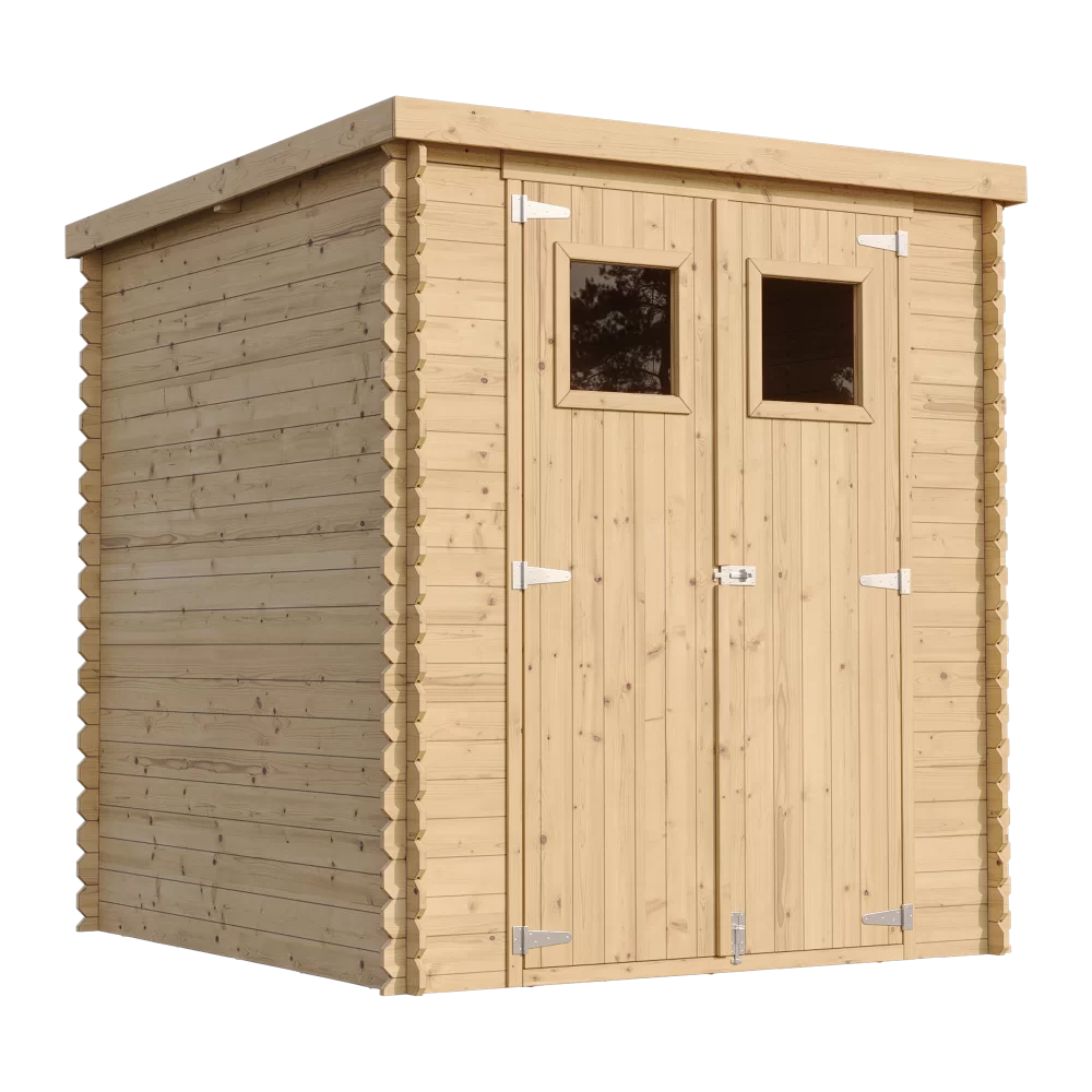 Houten tuinhuis M309 blokhut – 200 x 200 cm – 4 m2