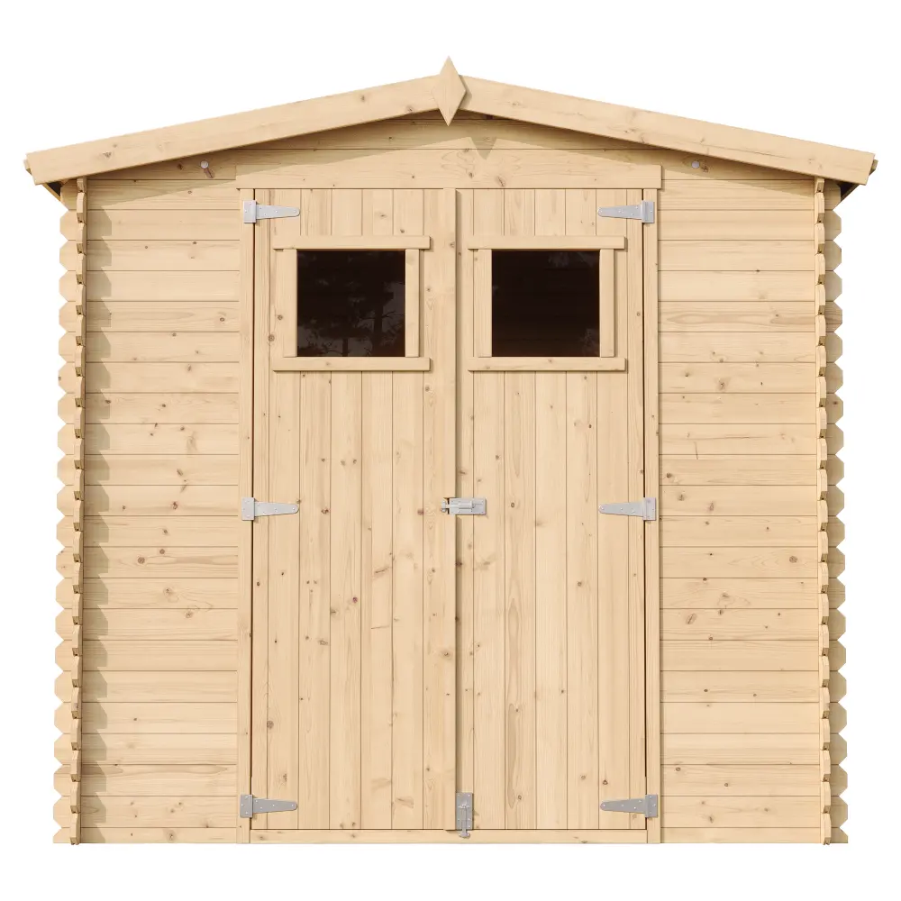Houten tuinhuis M369 blokhut – 220 x 220 cm – 4 m2 - Afbeelding 4