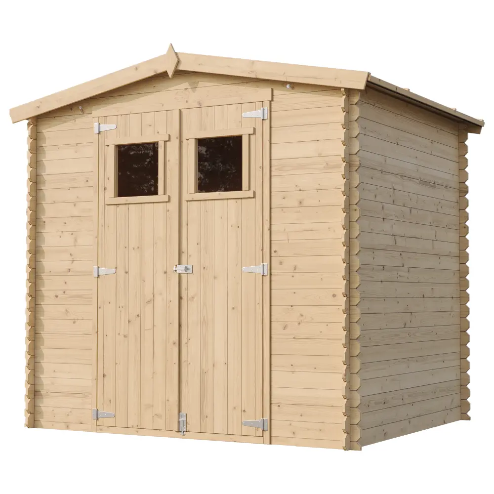 Houten tuinhuis M369 blokhut – 220 x 220 cm – 4 m2 - Afbeelding 3
