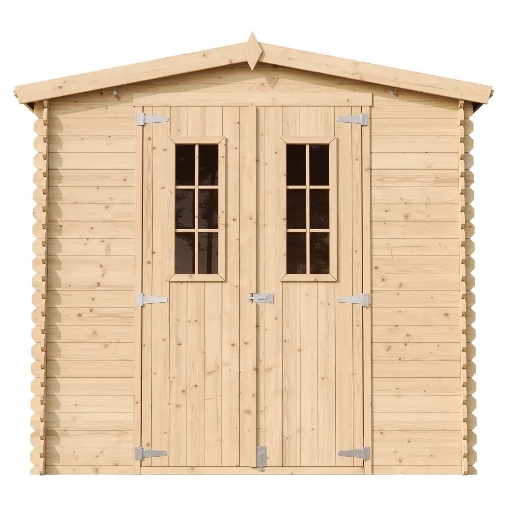 Houten tuinhuis M369C blokhut – 220 x 220 cm – 4 m2 - Afbeelding 4