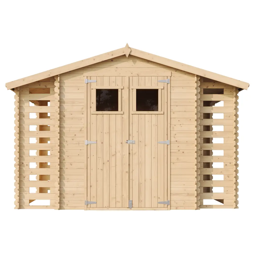 Houten tuinhuis M391 blokhut – 312 x 200 cm – 6 m2 - Afbeelding 4