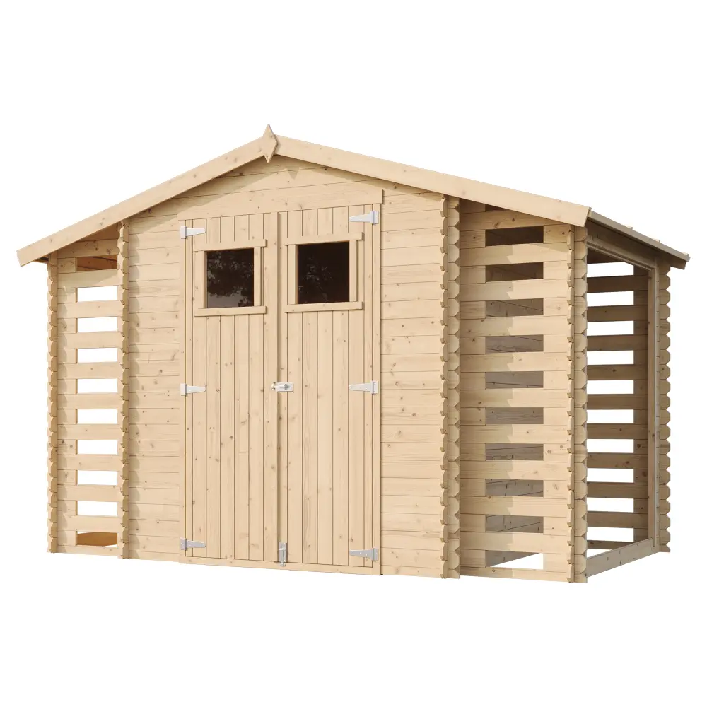 Houten tuinhuis M391 blokhut – 312 x 200 cm – 6 m2 - Afbeelding 3