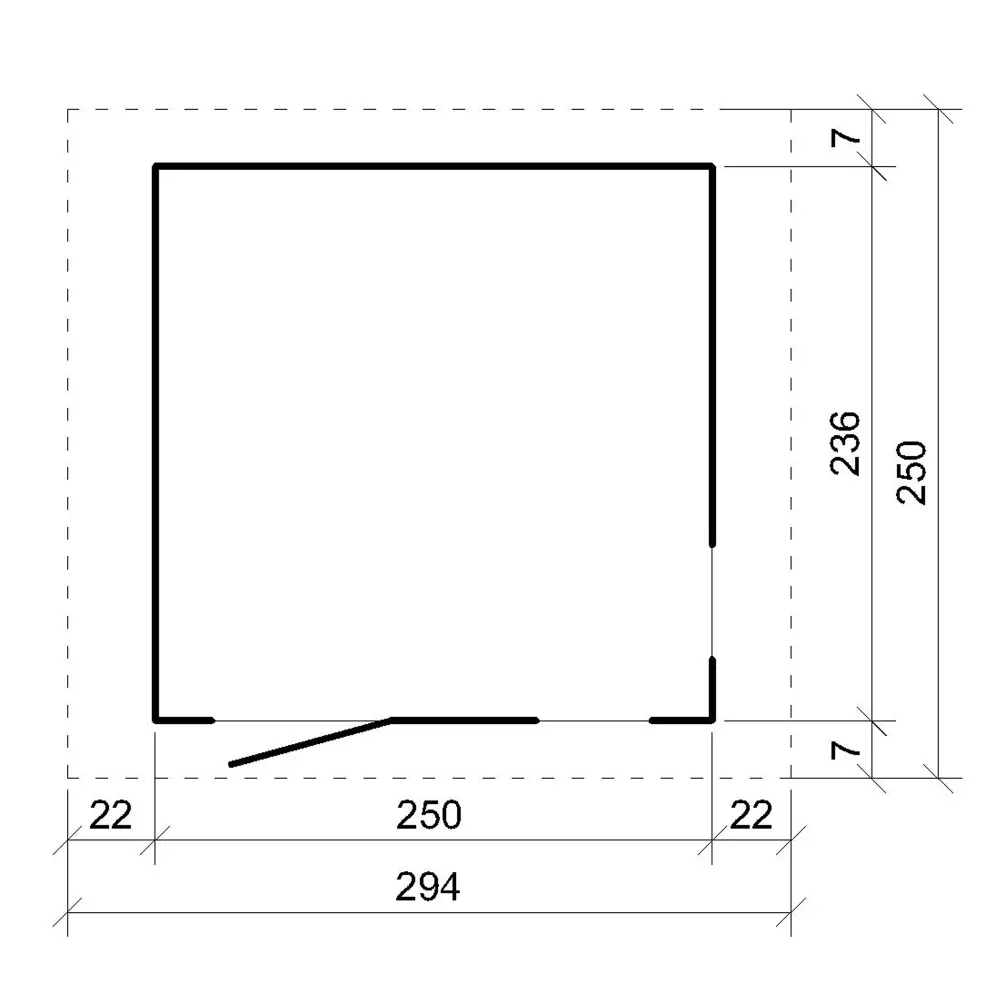 LP® SmartSide® panelen tuinhuis M913 blokhut – 236 x 250 cm – 6 m2 - Afbeelding 7