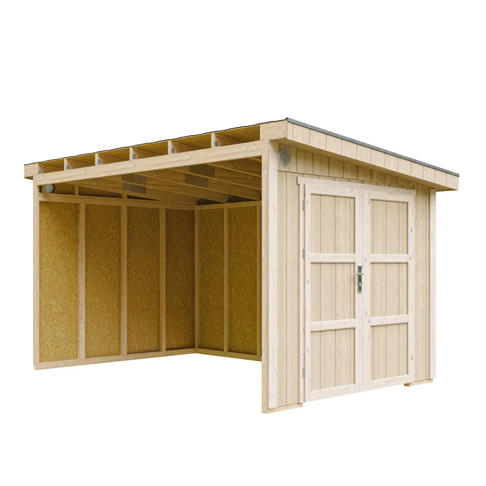 LP® SmartSide® panelen tuinhuis M939B blokhut – 236 x 368 cm – 9 m2 - Afbeelding 6