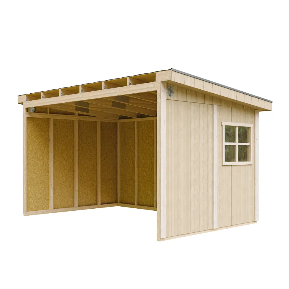 LP® SmartSide® panelen tuinhuis M939B blokhut – 236 x 368 cm – 9 m2 - Afbeelding 4