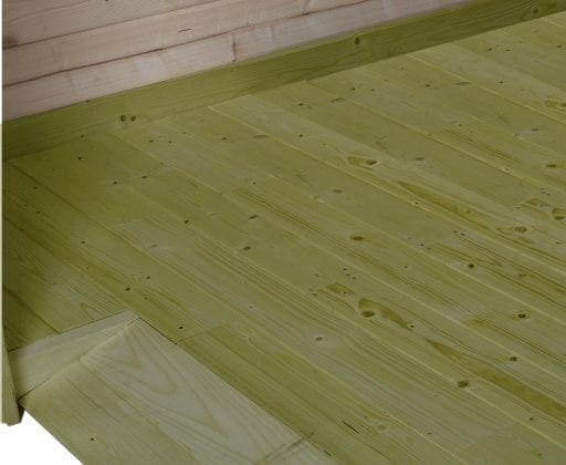 Woodlands Tuinhuis QB 7200EXT300 blokhut – 504 × 210 cm – Buitenaanzicht (4)