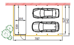 Aanbouwcarport Modern Drukgeïmpregneerd Grenen - Afbeelding 8