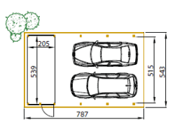 Vrijstaande carport Modern drukgeïmpregneerd Grenen - Afbeelding 6