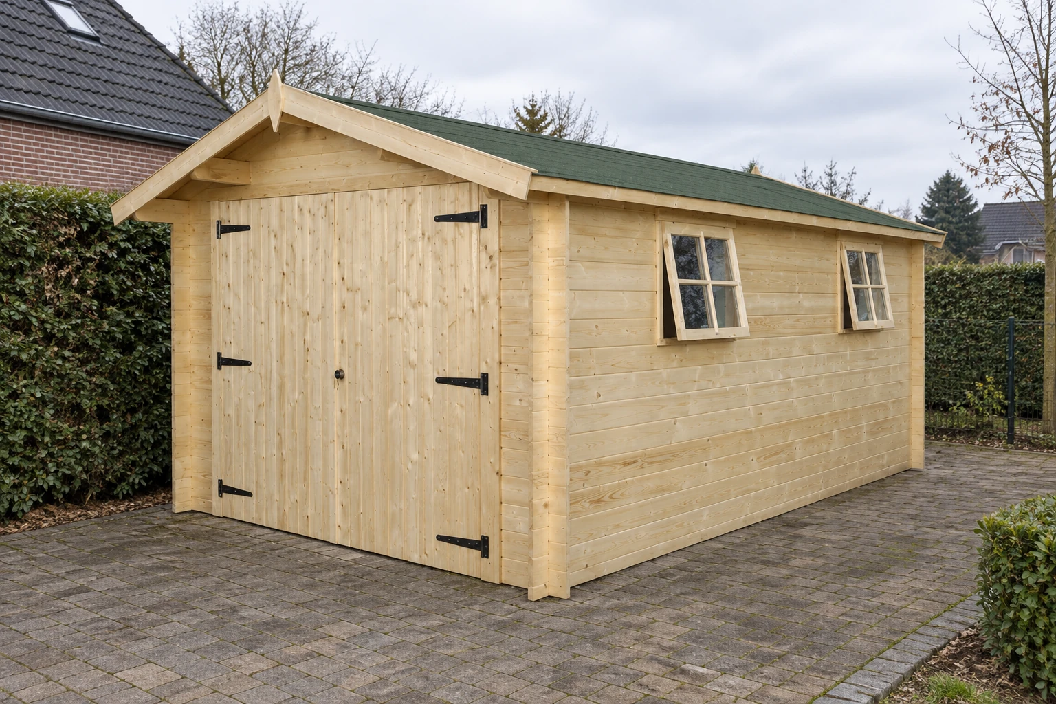 Woodlands garage Classic 3001 – 320x505 – Buitenaanzicht