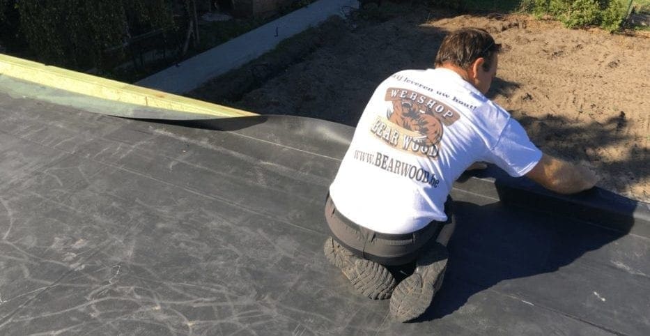 EPDM dakafwerking paardenaccommodatie op maat