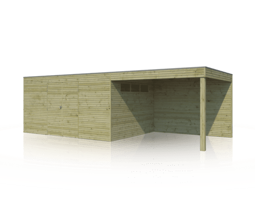 Woodlands tuinhuis QB III EXT 7203ext300