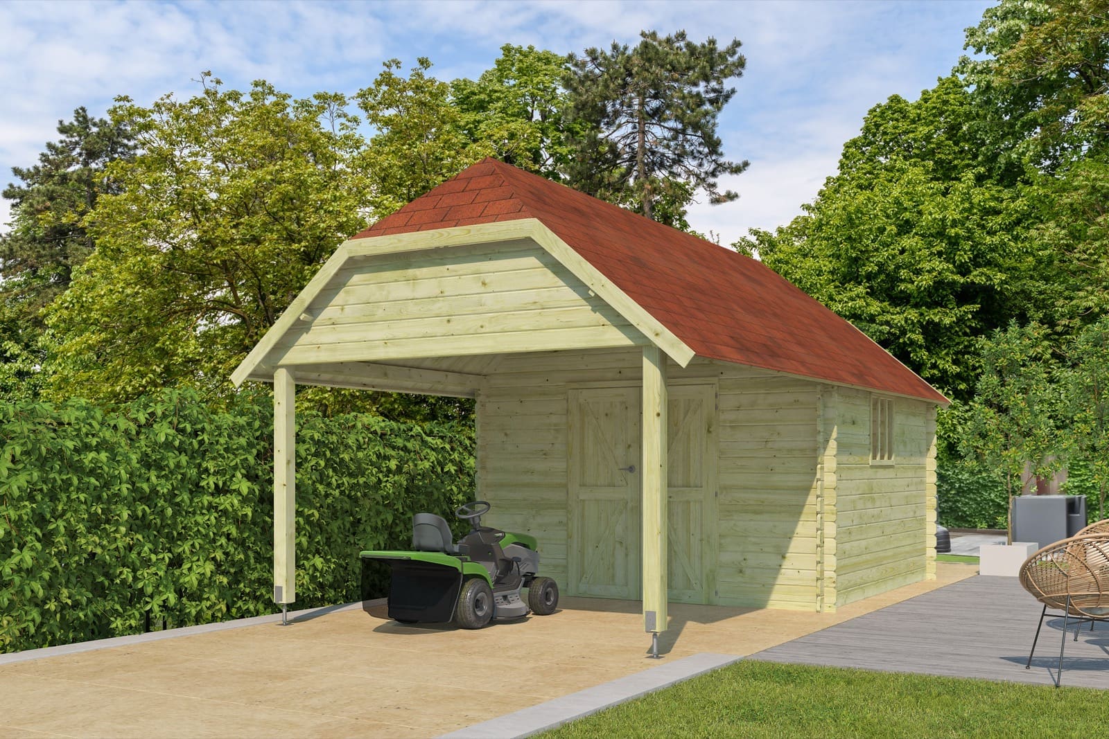 Woodlands tuinhuis Oxford XL 3504EXT