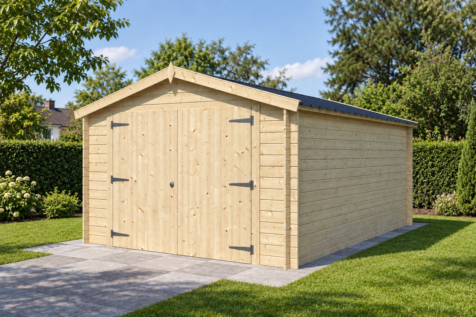 woodlands garage classic staaldak 3002ac