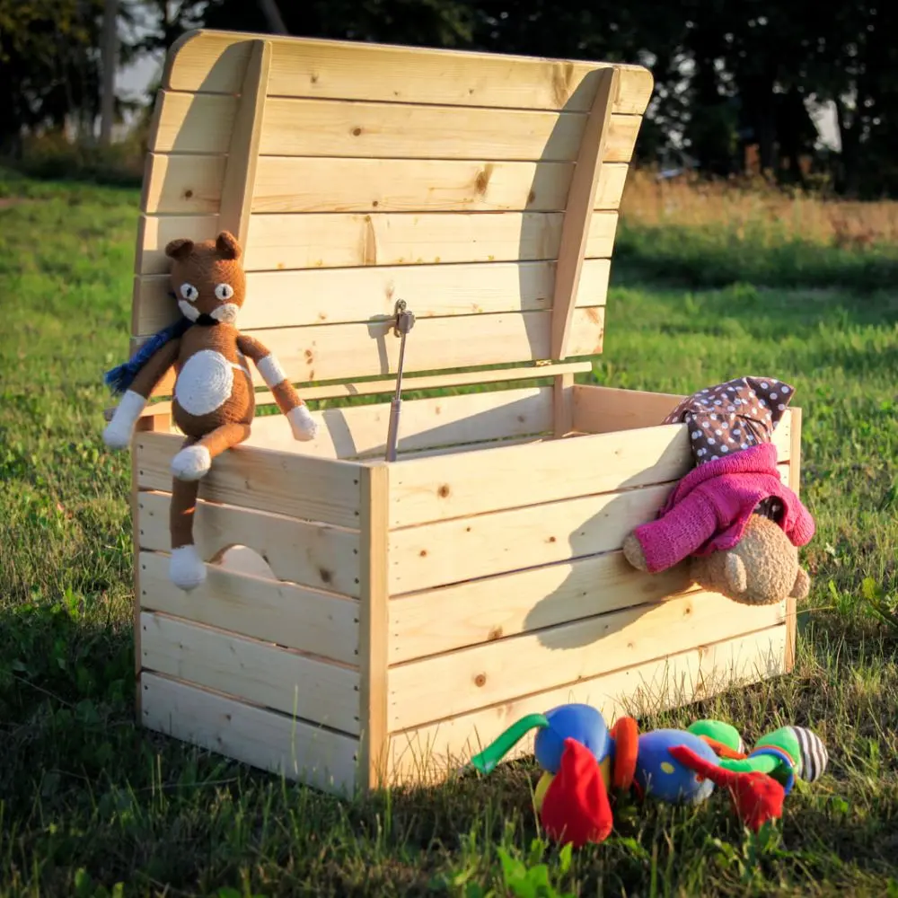 houten speelgoedkist
