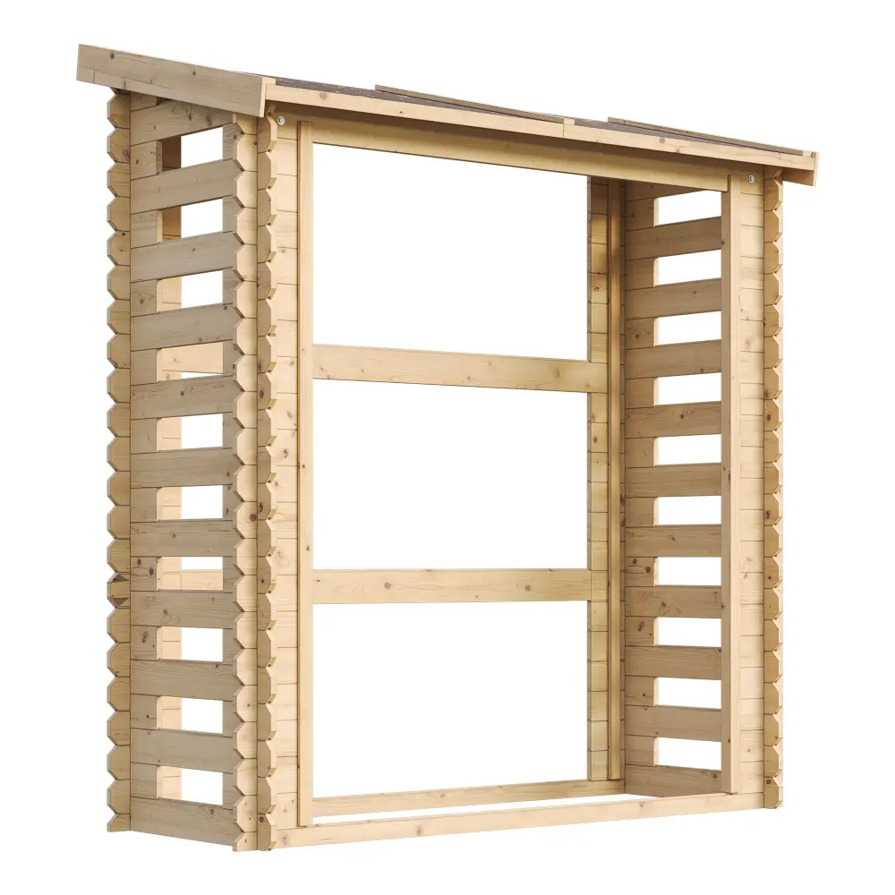 Houtopslag M201 voor brandhout - 168 x 70cm - 1,75m3 - Afbeelding 5