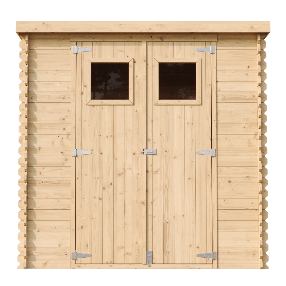 Timbela M311 – Houten tuinhuis – Voorzijde