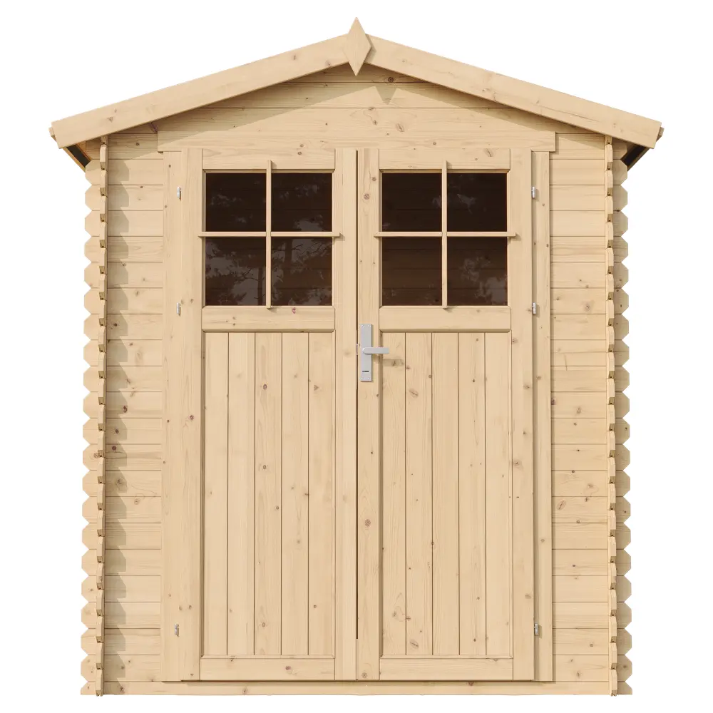 Houten tuinhuis M320F blokhut – 180 x 180 cm – 3 m2 - Afbeelding 5