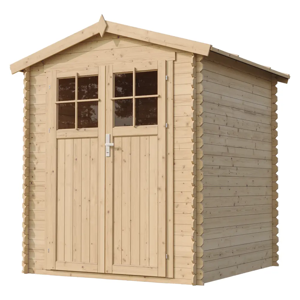 Houten tuinhuis M320F blokhut – 180 x 180 cm – 3 m2 - Afbeelding 4