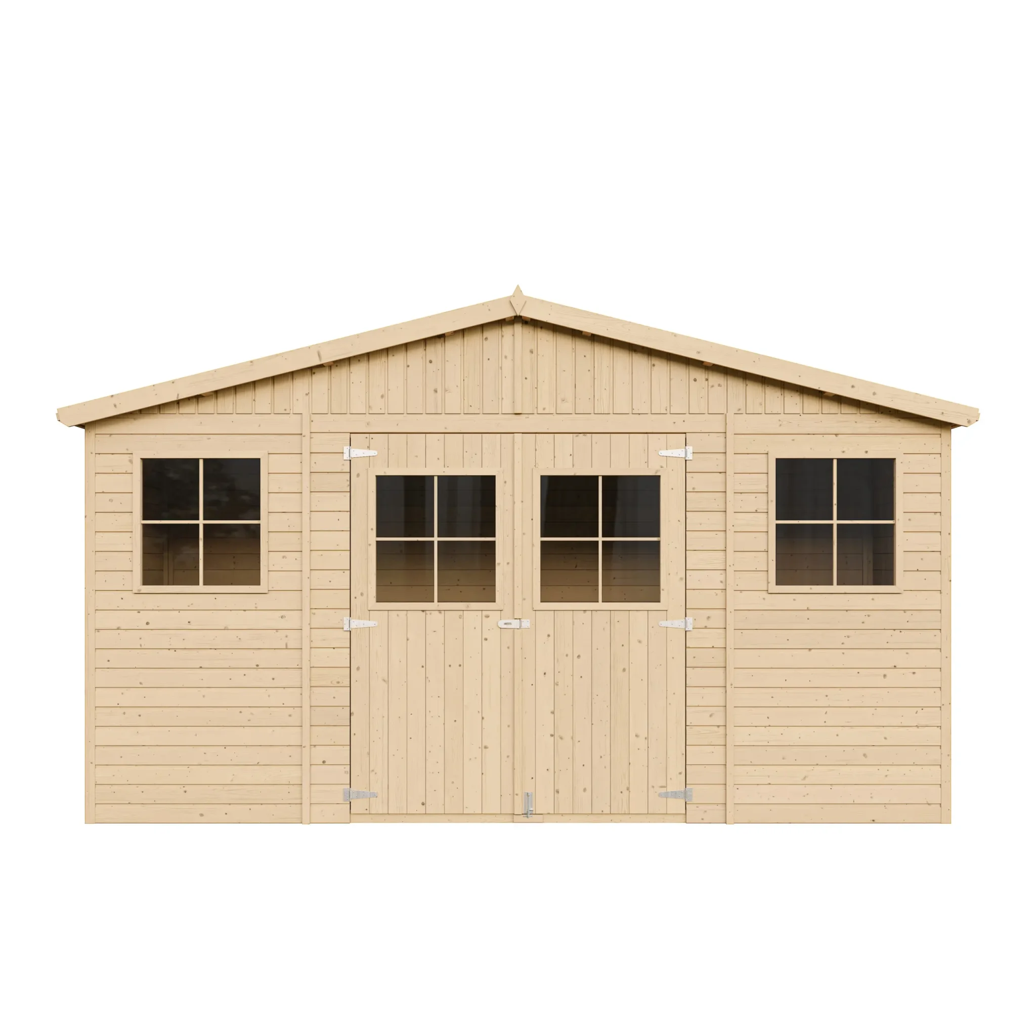 Houten tuinhuis M332 blokhut – 401 x 199 cm – 8 m2 - Afbeelding 3