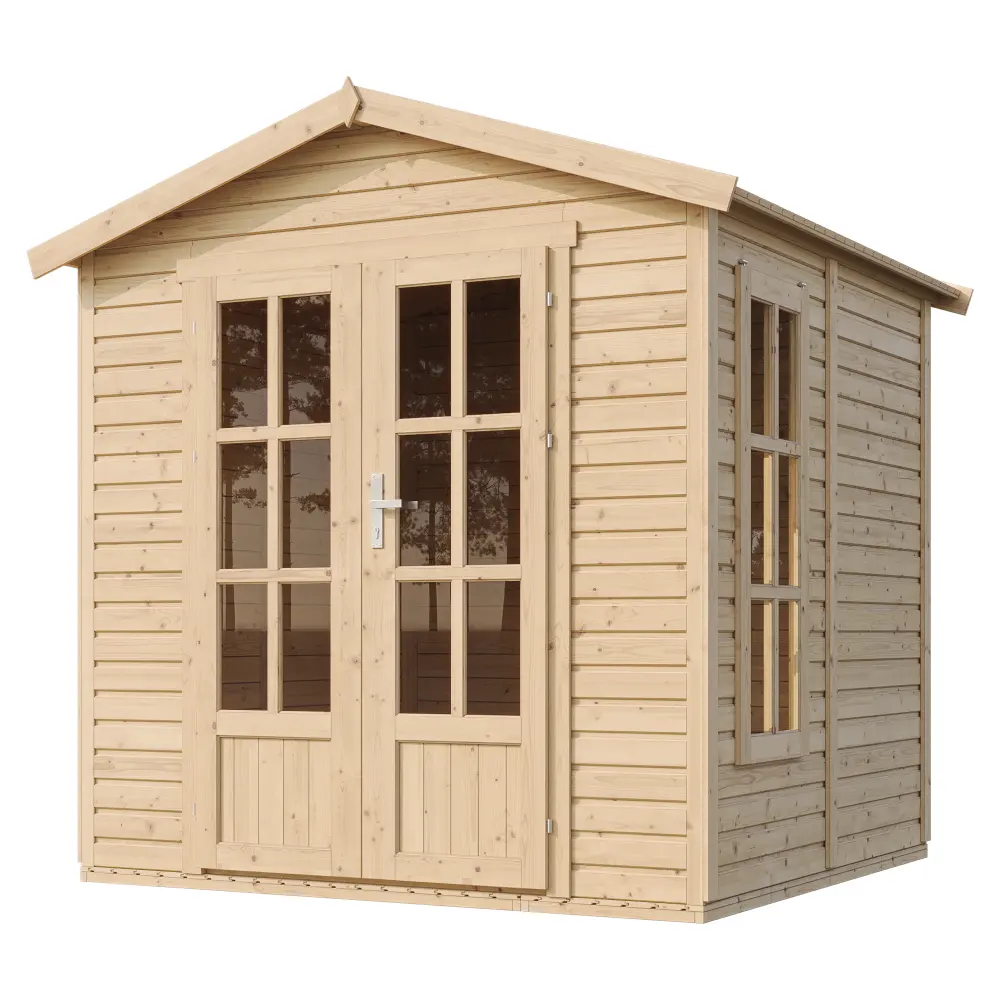 Houten tuinkantoor M351FB – 205 x 199 cm – 4 m2 - Afbeelding 2
