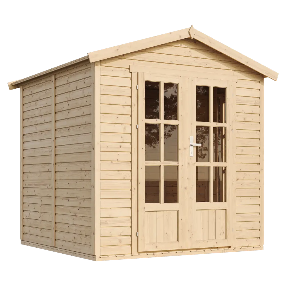 Houten tuinkantoor M351FB – 205 x 199 cm – 4 m2 - Afbeelding 4