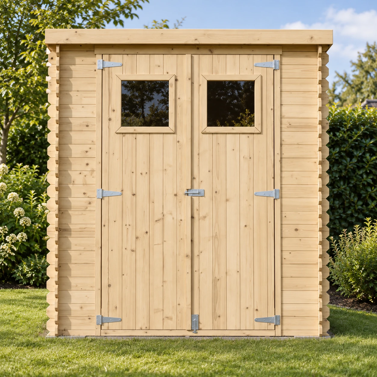 Abri de jardin en bois M309 – 200 x 200 cm – 4 m2 – Buitenaanzicht (4)