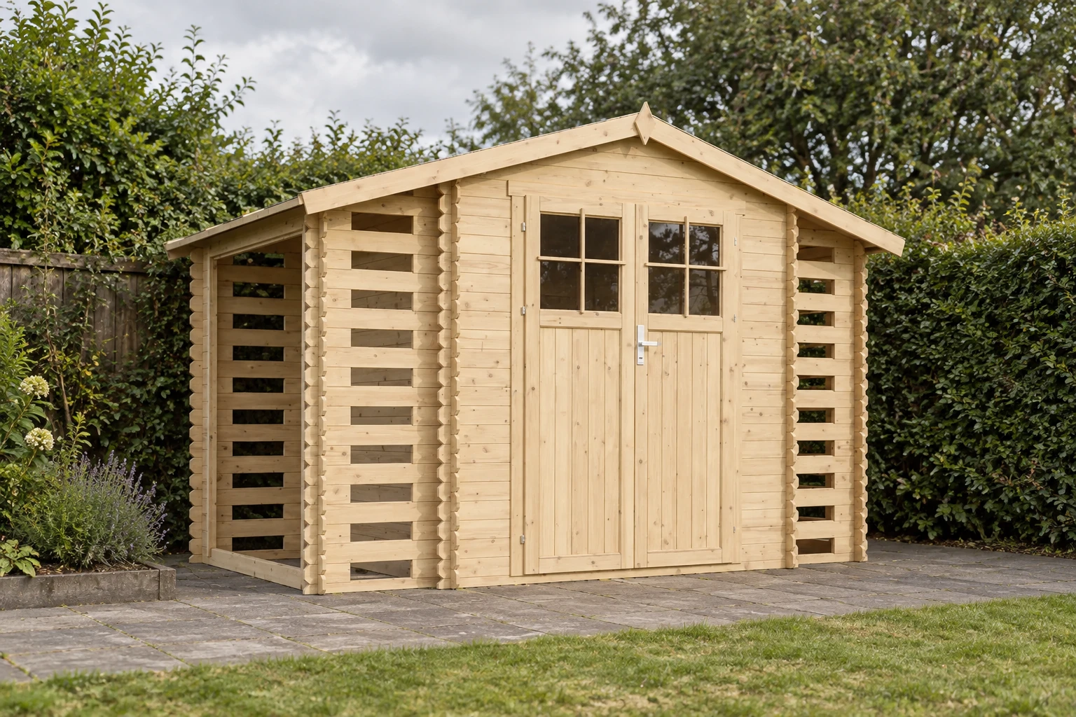 houten tuinhuis m391f