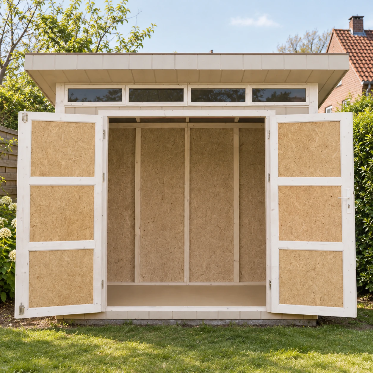 LP® SmartSide® panelen tuinhuis M901A blokhut – 118 x 250 cm – 3 m2 – Buitenaanzicht (5)