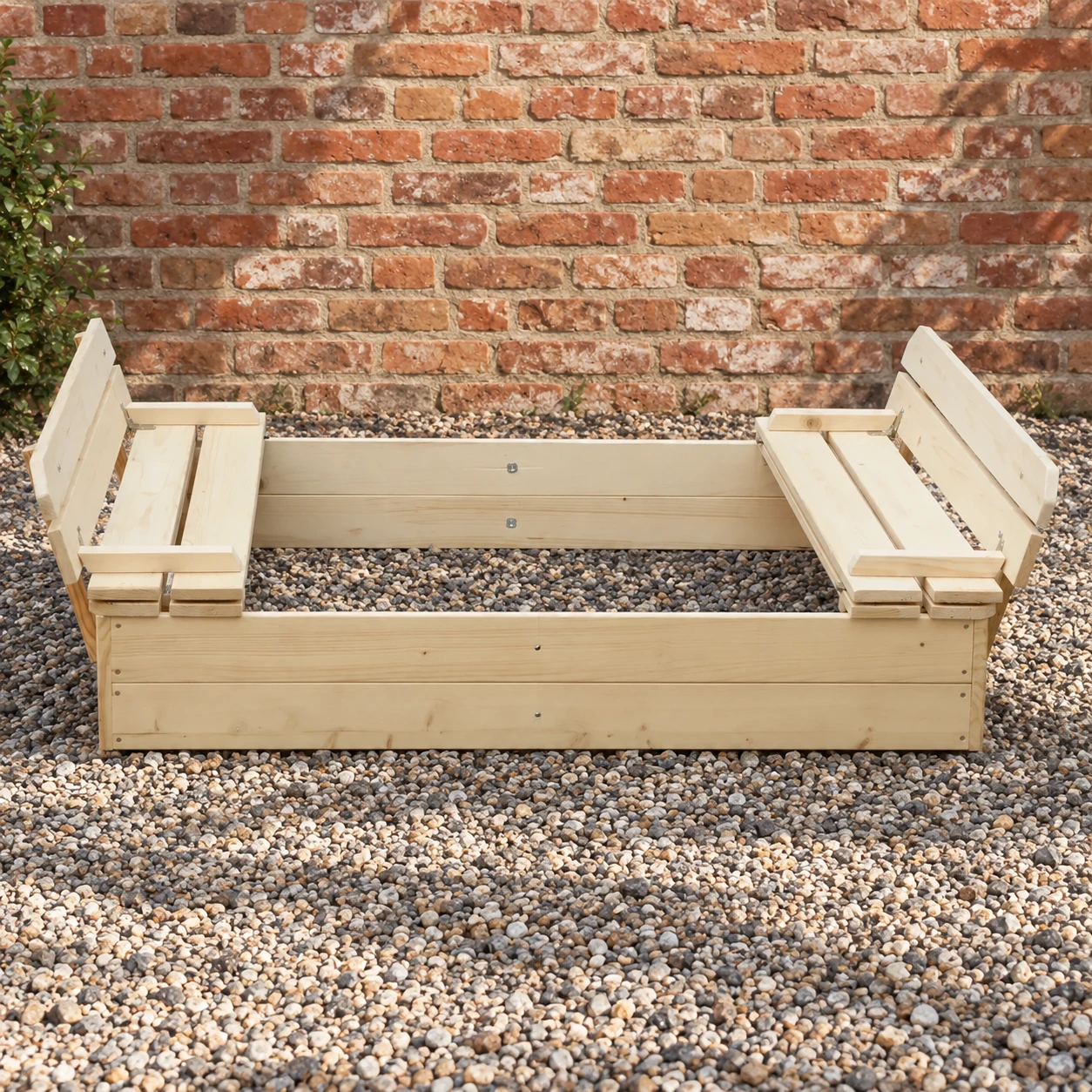Wooden sandpit M051 – Buitenaanzicht (5)