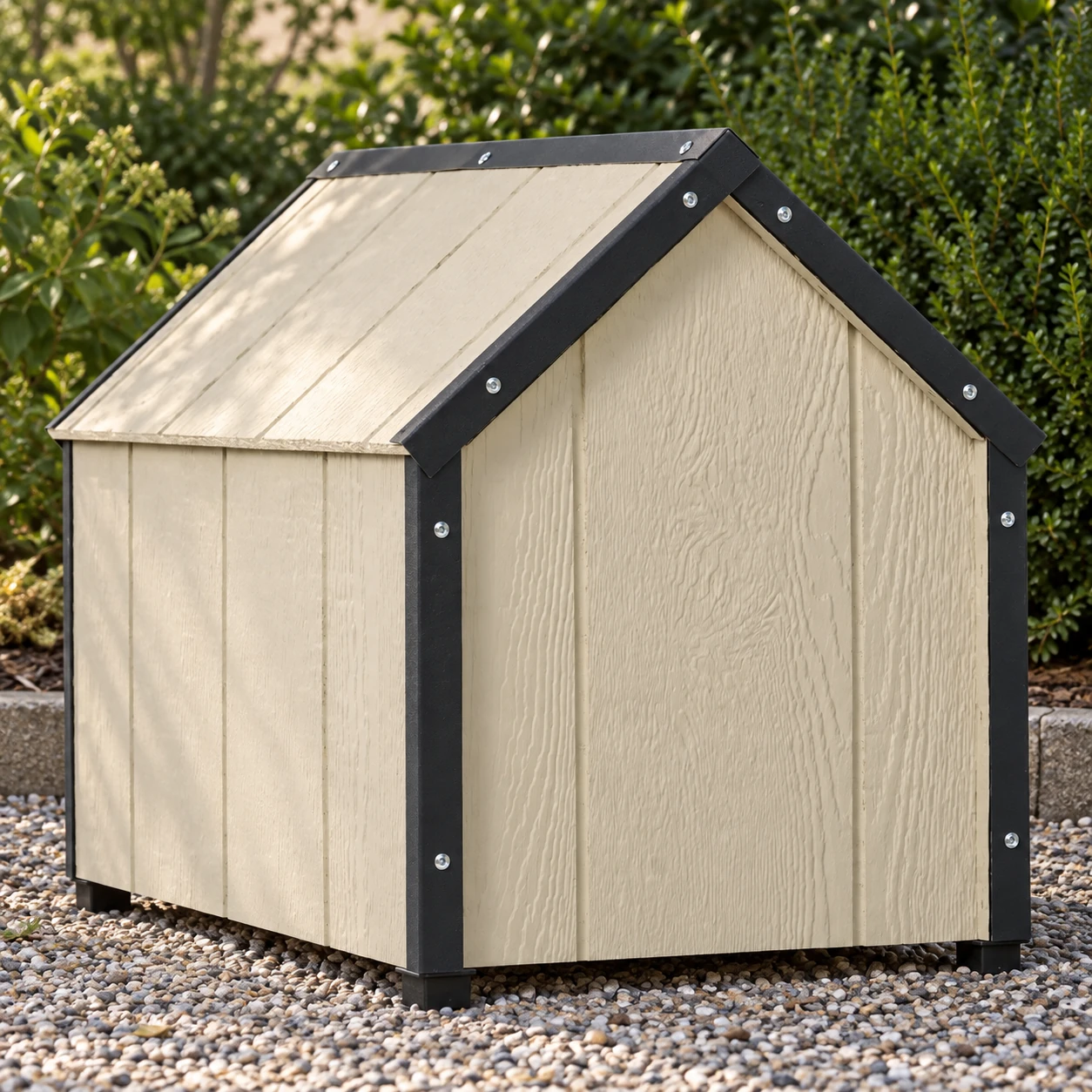 LP® SmartSide® panel dog kennel M970 – 45 x 74 cm – small – Buitenaanzicht (4)