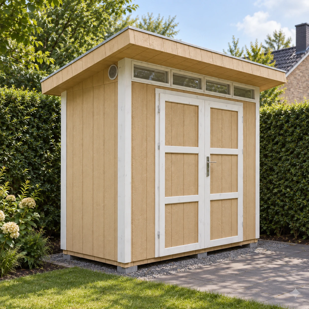 LP® SmartSide® panelen tuinhuis M901A blokhut – 118 x 250 cm – 3 m2 – Buitenaanzicht (11)