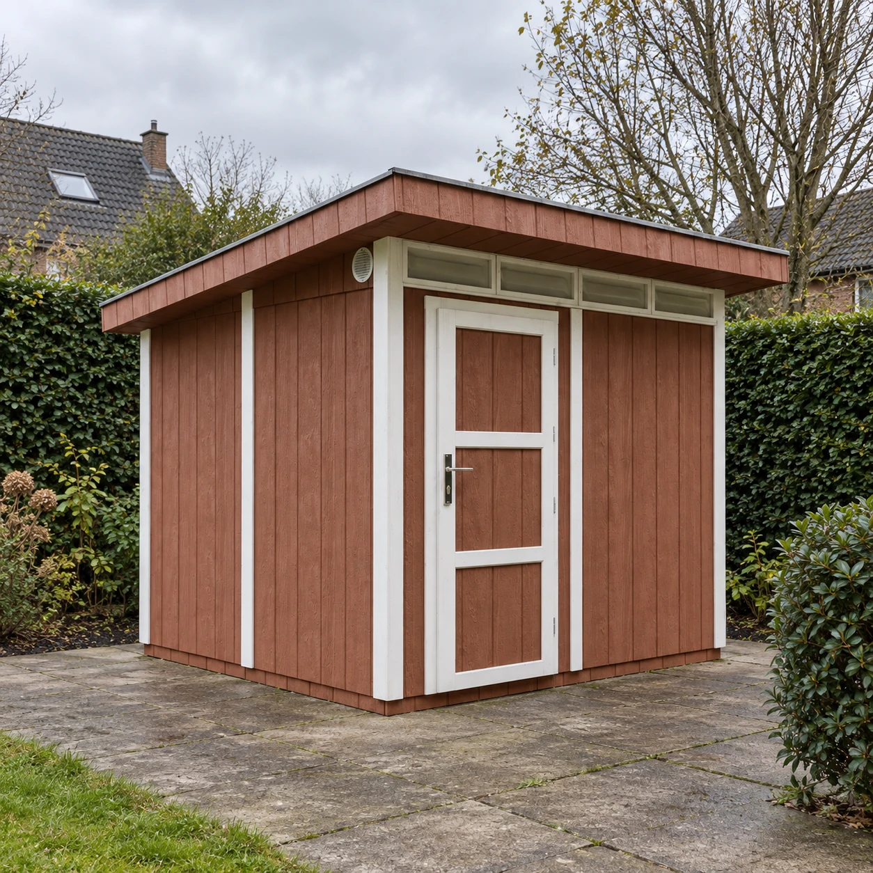 LP® SmartSide® Blockbohlenhaus M903 – 236 x 250 cm – 6 m2 – Buitenaanzicht (10)