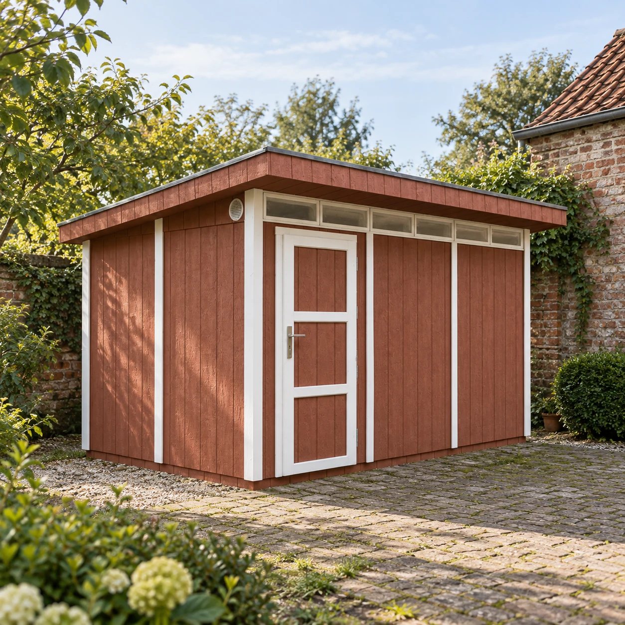 LP® SmartSide® panel garden shed M904 log cabin – 236 x 368 cm – 9 m2 – Buitenaanzicht (13)